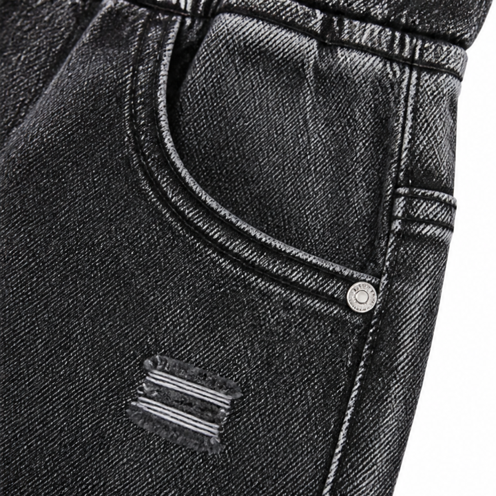 Vellora™ – High Waist Drawstring Denim Capris