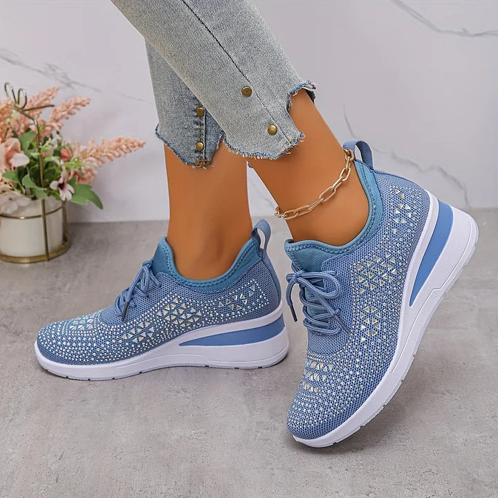 Assina | Comfortable sneakers with rhinestone details