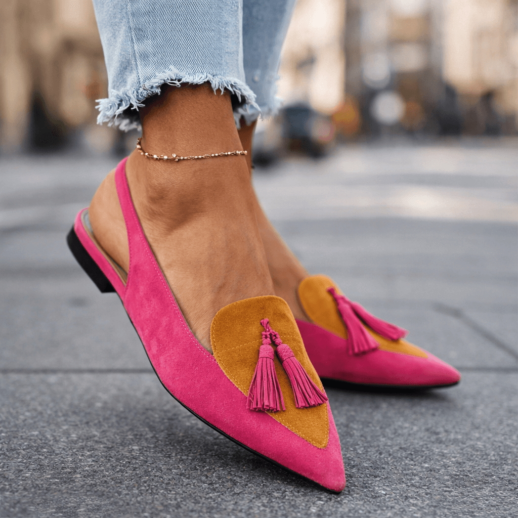 Eliza - Sandals with straps and tassels