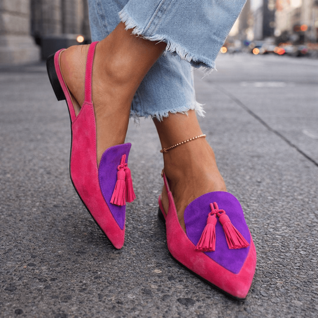 Eliza - Sandals with straps and tassels