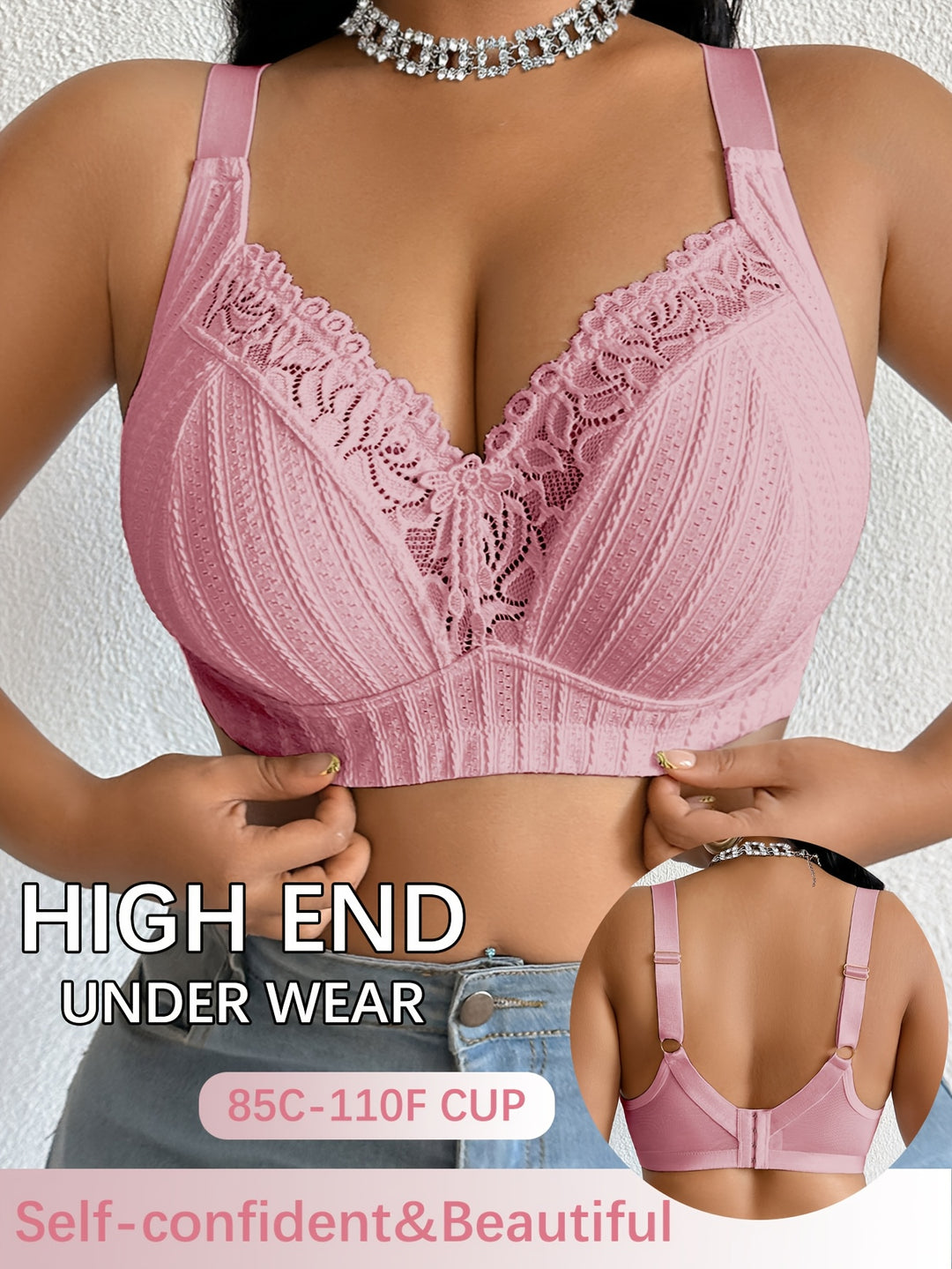 Sienna - Plus Size Comfort-Back Bra