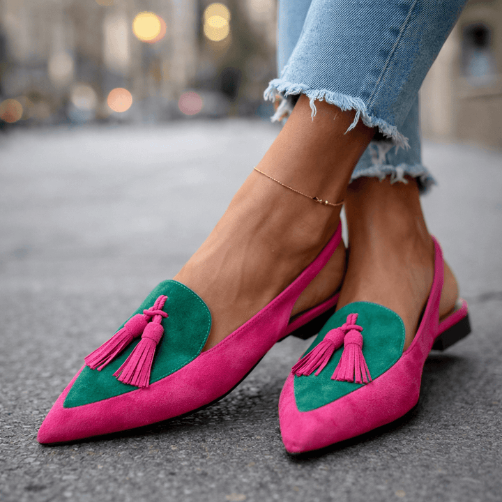 Eliza - Sandals with straps and tassels