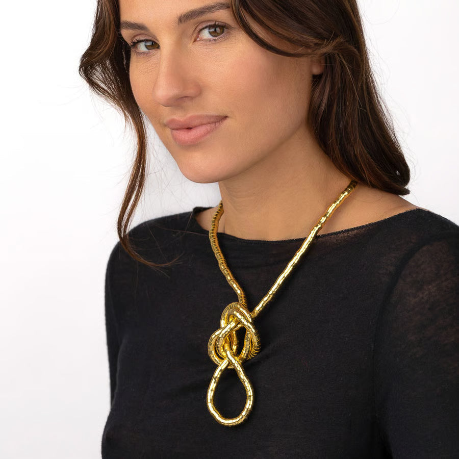 Serpina - Flexible Snake Necklace and Bracelet Set