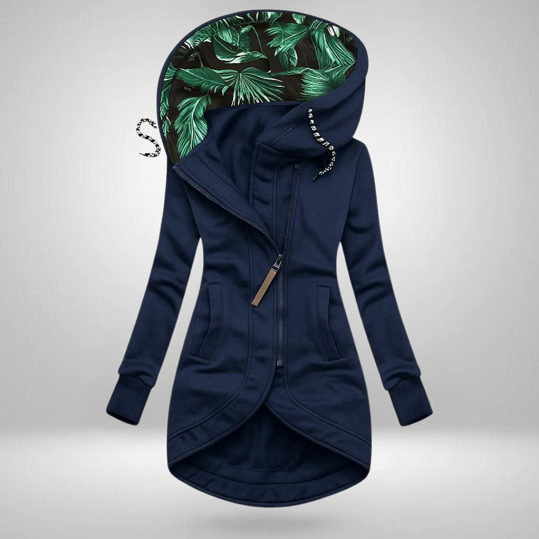 Evelyn | Hooded Quilted Autumn and Winter Coat