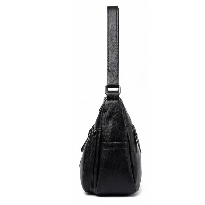 Carria - Soft Leather Multi Pocket Shoulder Bag
