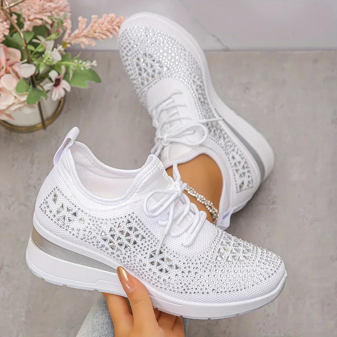 Assina | Comfortable sneakers with rhinestone details