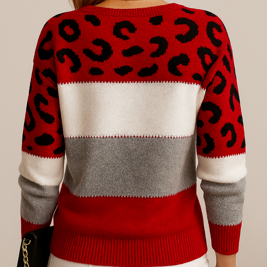 Charlene | Leopard Print Casual Sweater