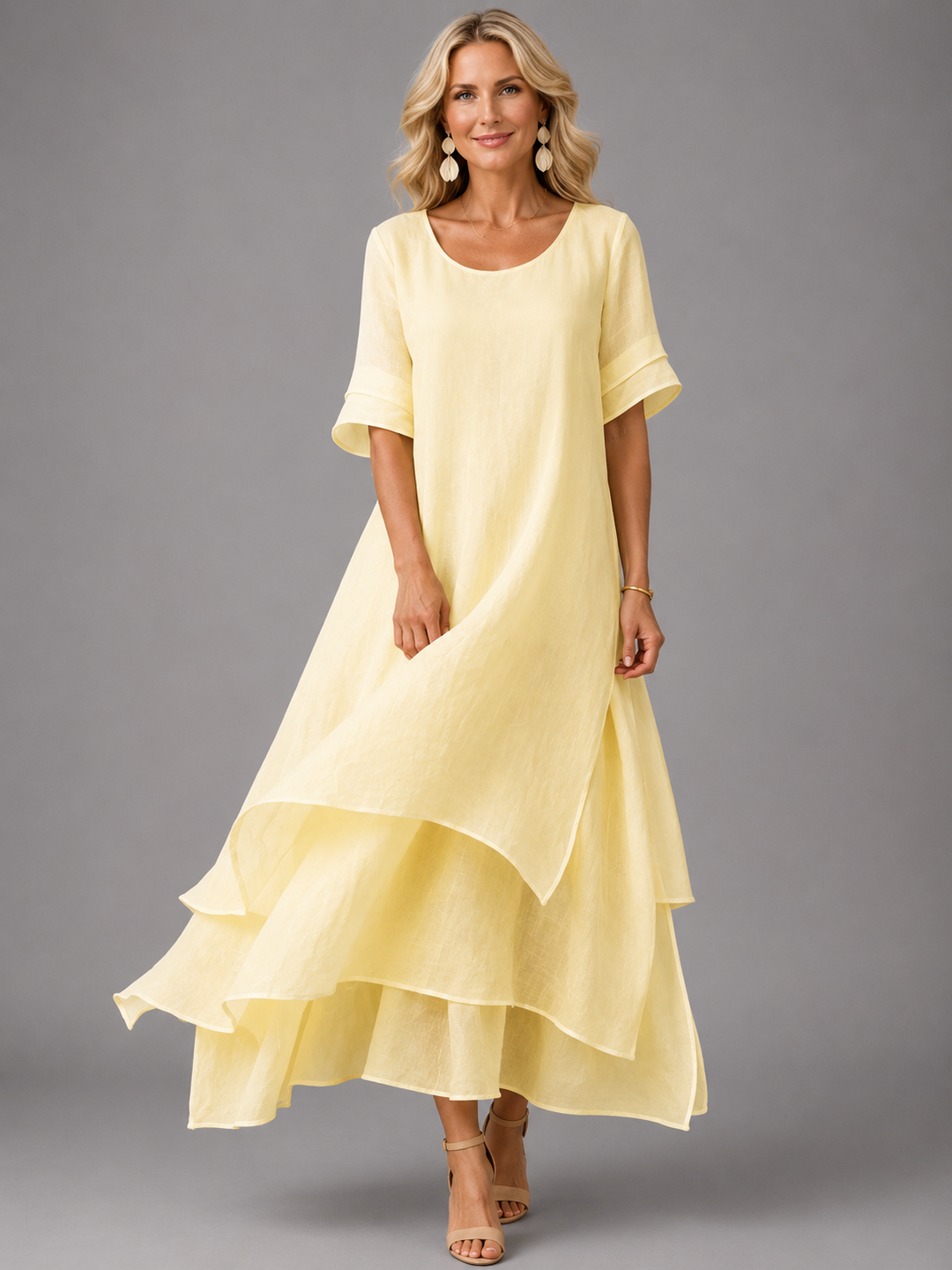 Liora - Flowing Grace Maxi Dress