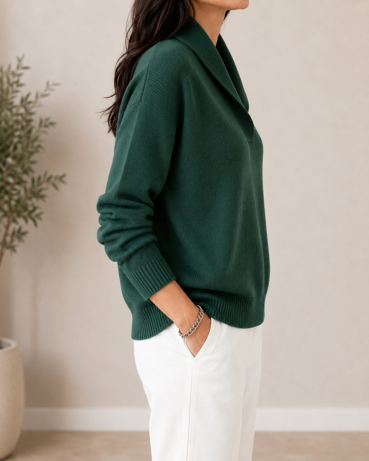Jules - Soft V-Neck Jumper