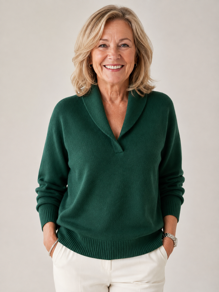 Jules - Soft V-Neck Jumper