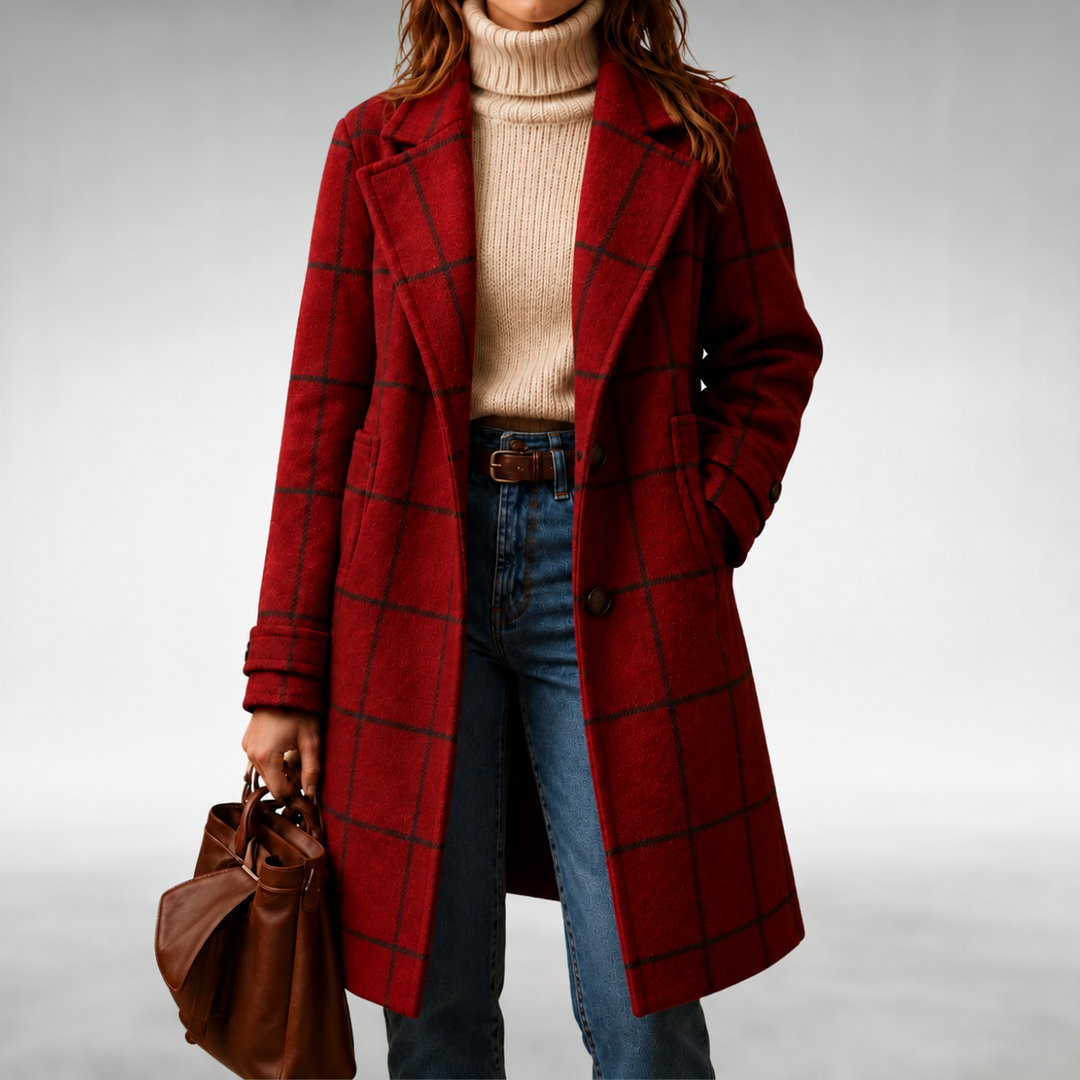 Lauren | Classic Checkered Coat