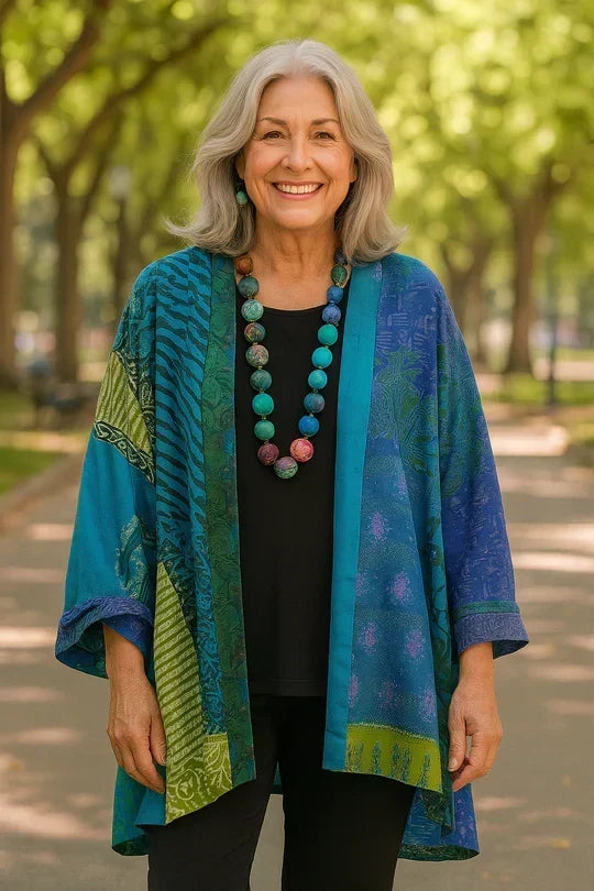 Kelly - Elegant Drape Cardigan