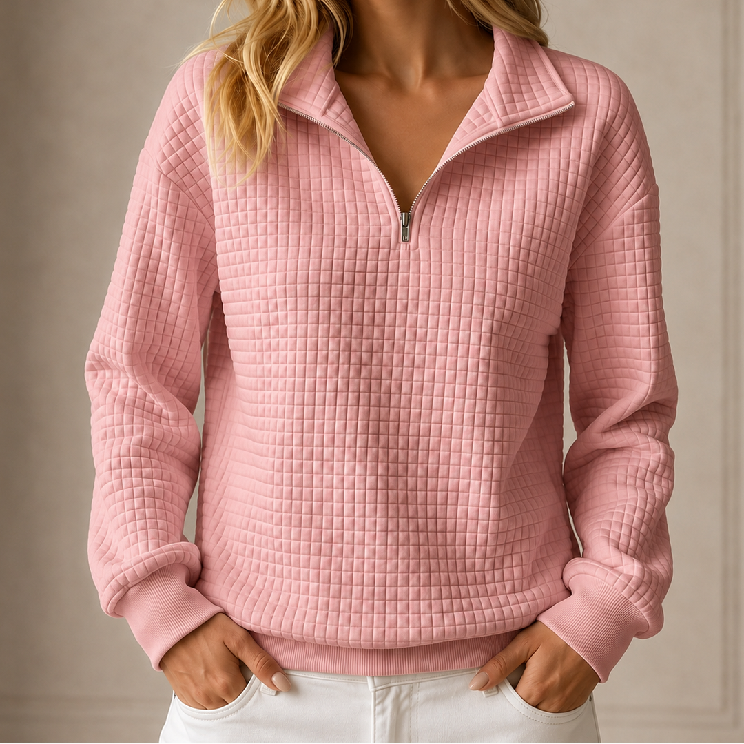 Waverly - Quilted Half-Zip Top