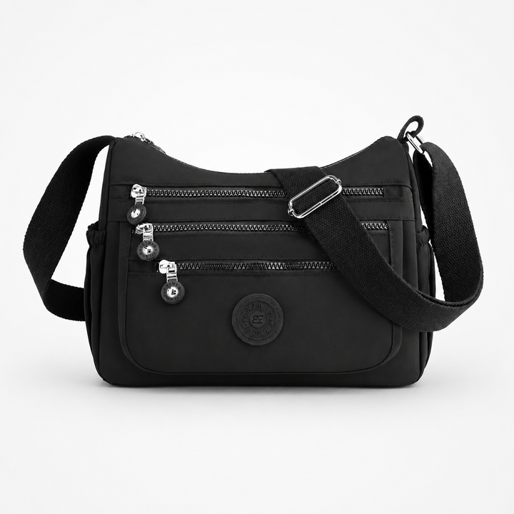 Pockela – Lightweight Nylon Crossbody Bag with 6 Pockets