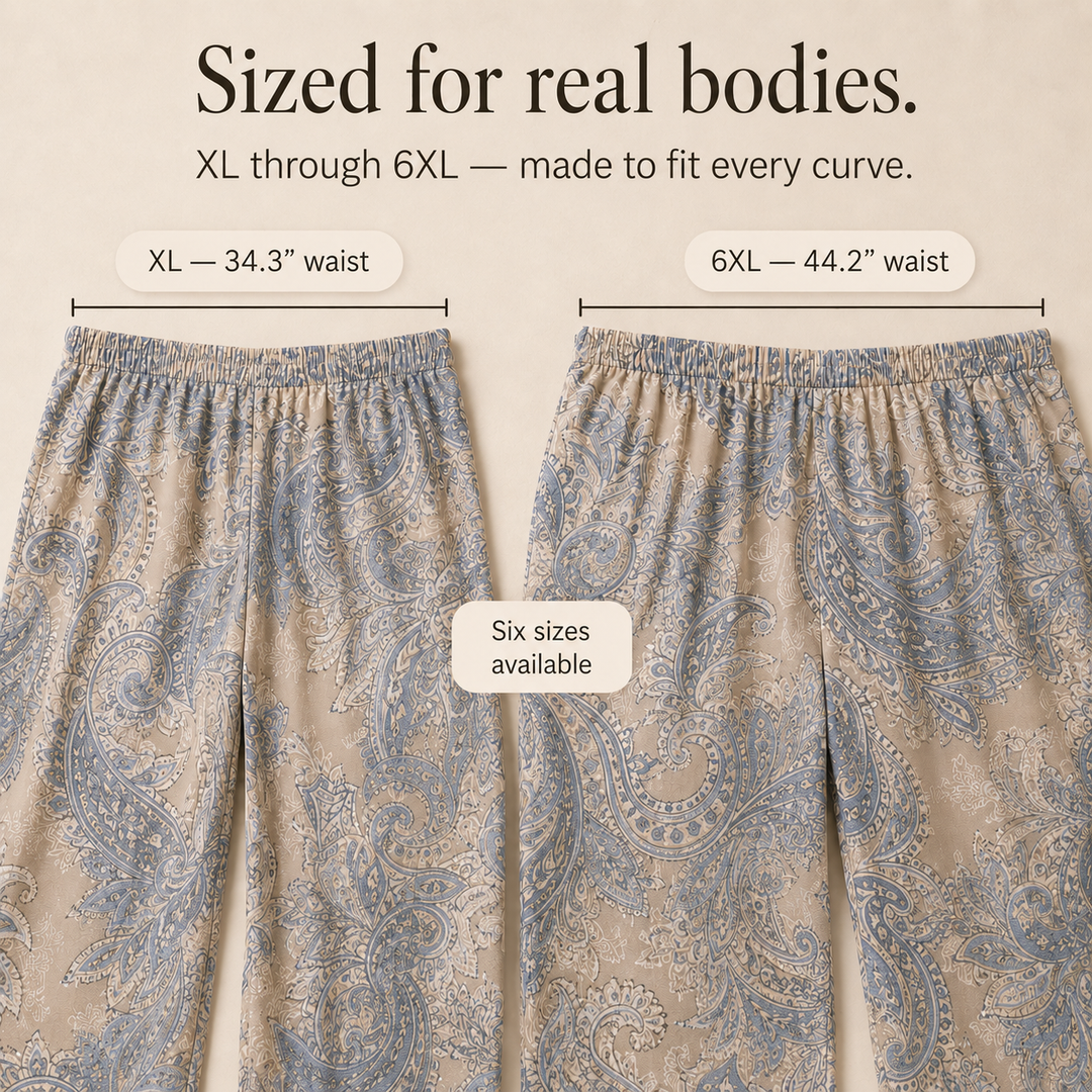 Sereluna™ – Plus Size Paisley Two-Piece Set