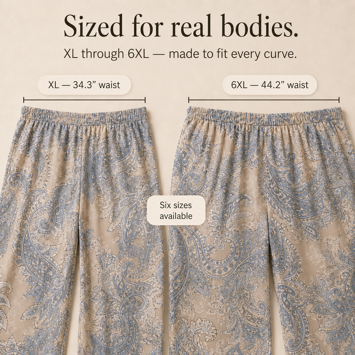 Sereluna™ – Plus Size Paisley Two-Piece Set