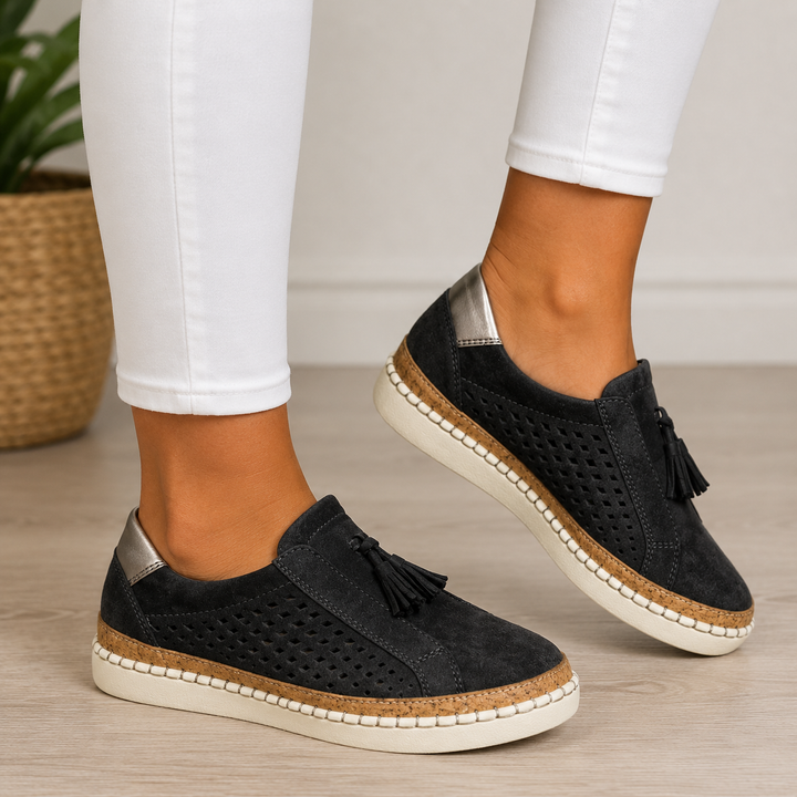 Olivia - Cushioned Slip-On Loafers Judith