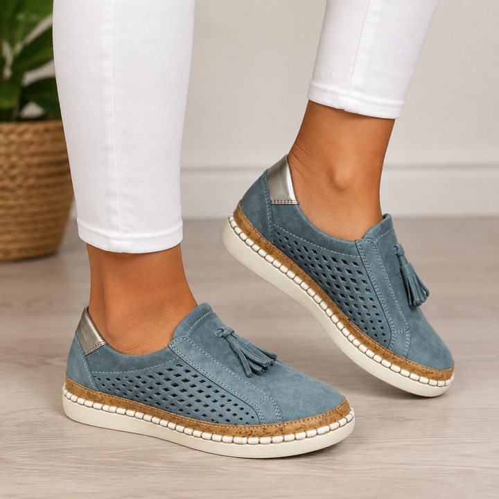 Olivia - Cushioned Slip-On Loafers Judith