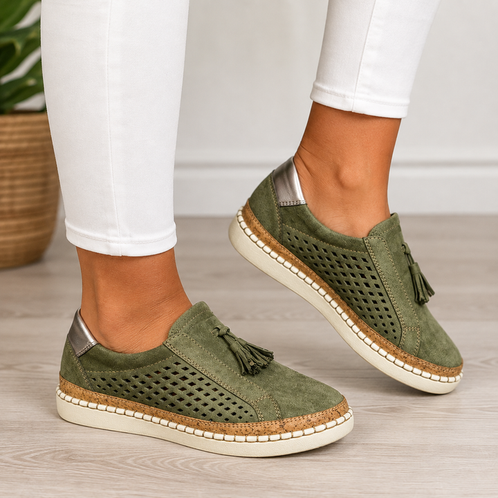 Olivia - Cushioned Slip-On Loafers Judith