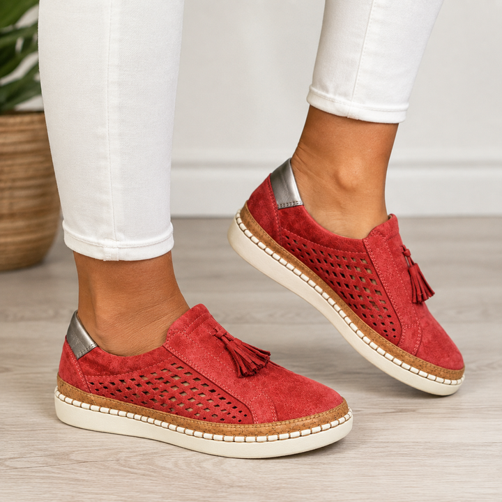 Olivia - Cushioned Slip-On Loafers Judith