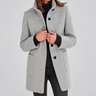 Rachael | Women’s Classic Button Front Longline Coat