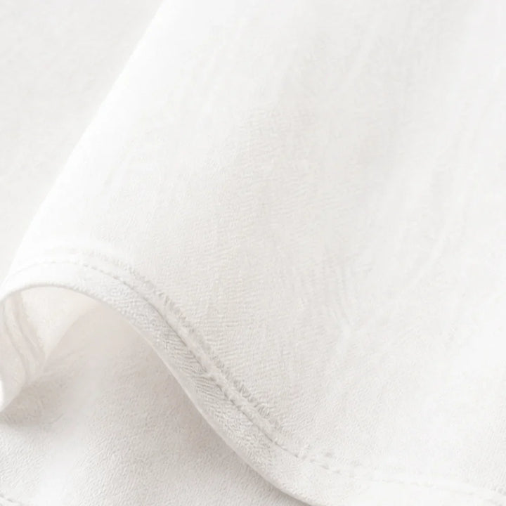 Soluna – Embroidered Boho Blouse, V-Neck, Balloon Sleeve