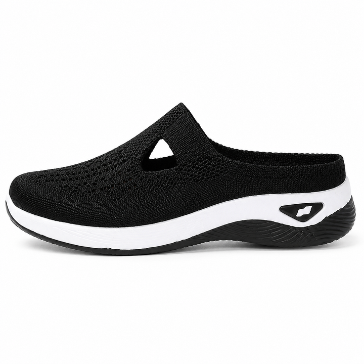 Airessa™ – Breathable Mesh Slip-On Mules with Cushioned Air Sole