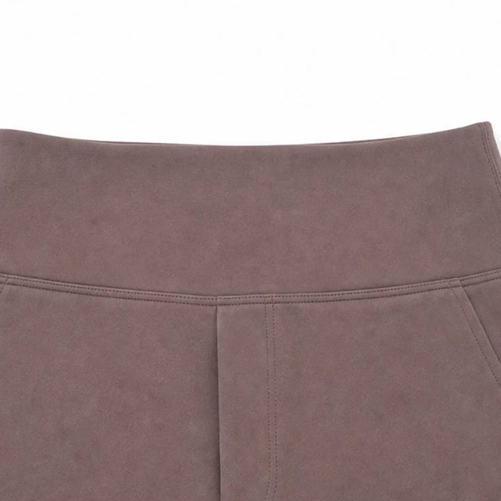 Wearbella – High Waisted Tailored Stretch Bermuda Shorts with Pockets
