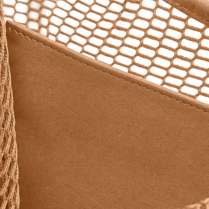 Sandfall – Mesh Beach Tote Bag with Hidden Zip Pocket, Sand Free Shoulder Bag for Women