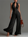 Zsofia | Black Pleated Chiffon Set
