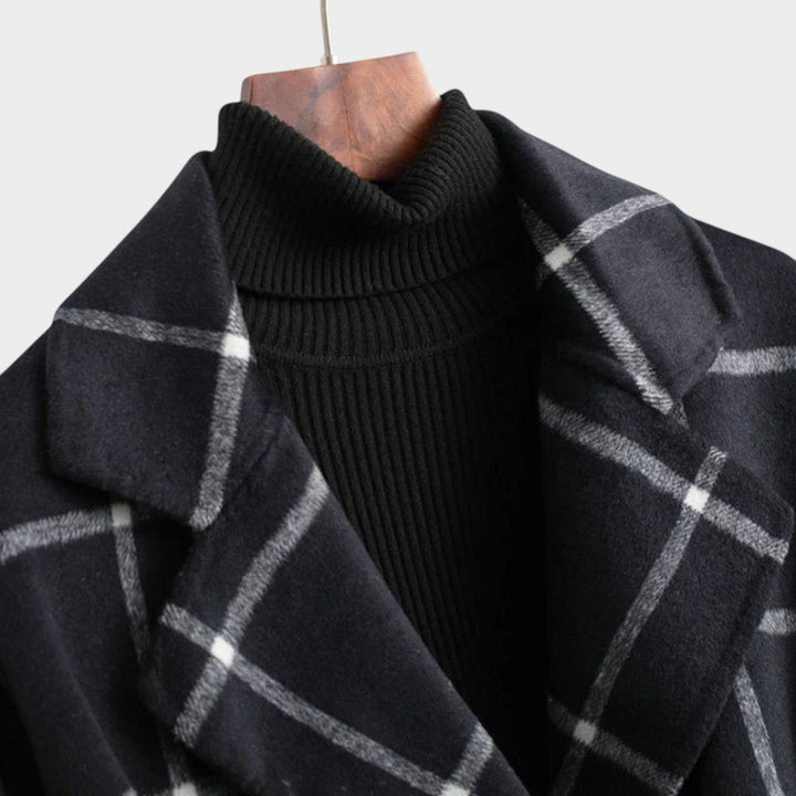 Adriana - Classic Check Autumn Coat