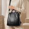Lunavia – Convertible Leather Backpack Crossbody Bag for Women
