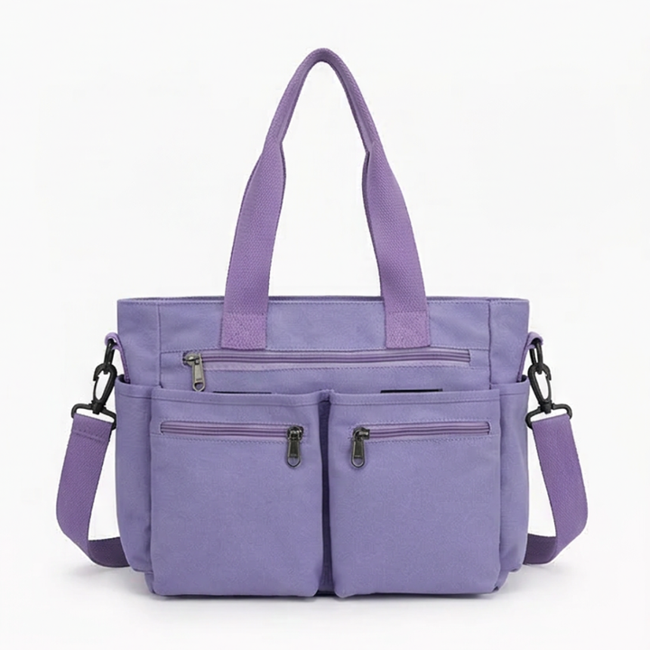 Clovera – Multi Pocket Corduroy Shoulder Bag