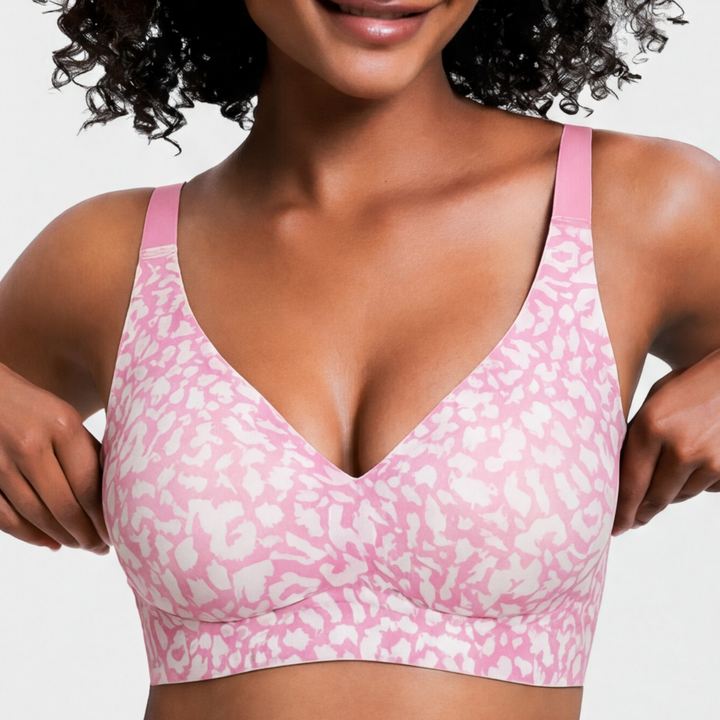Veluna – Seamless Wireless Deep V Comfort Bra