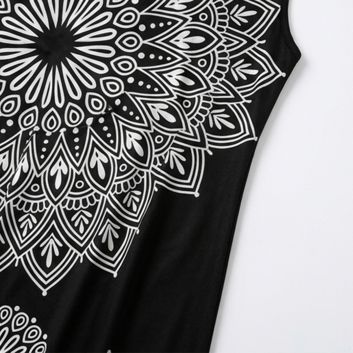 Mandara – Bohemian Mandala Maxi Dress