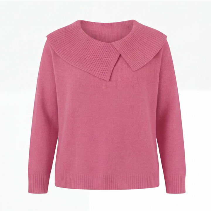 Collara – Asymmetric Collar Knit Sweater