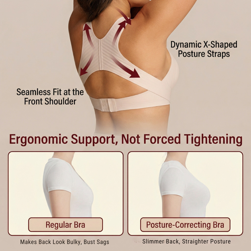 Postura – Wireless Posture Support Bra with Front Closure