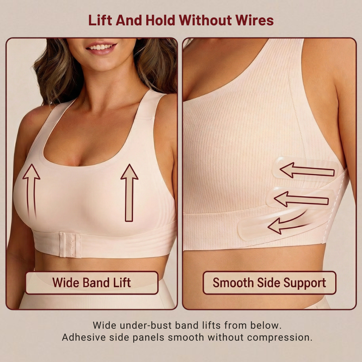 Postura – Wireless Posture Support Bra with Front Closure
