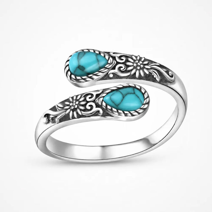 Lunavia – Vintage Moonstone Teardrop Ring