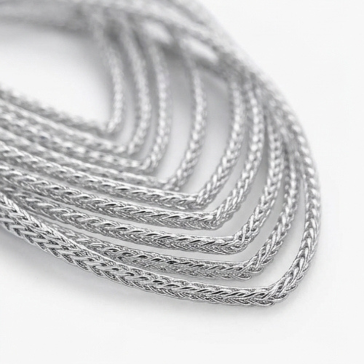 Lumivra - Cascading Silver Leaf Earrings