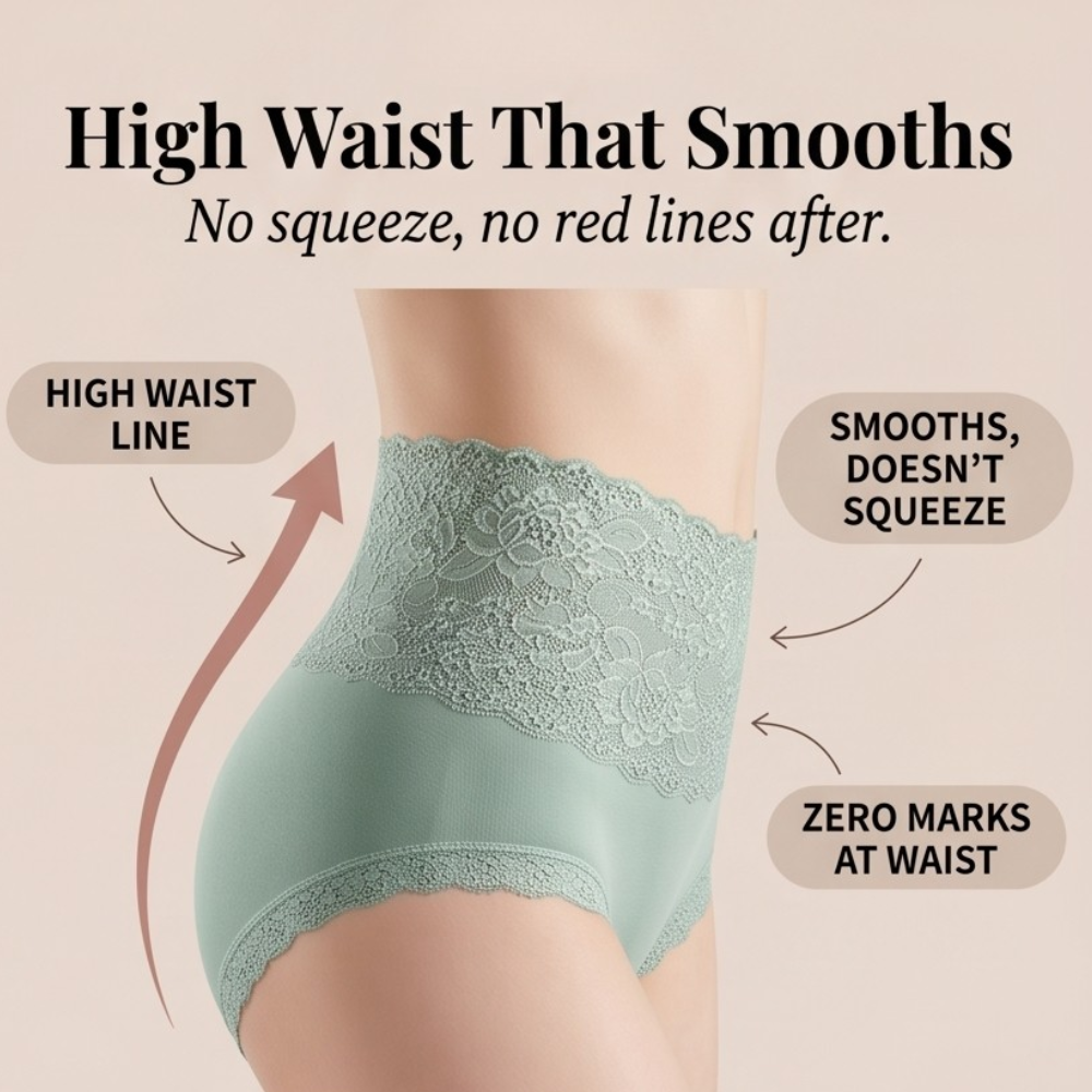 Lunelle – Floral Lace High-Waist Briefs 3-Pack