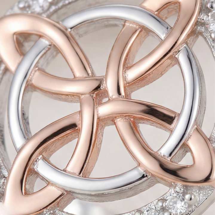 Keltara Two Tone Celtic Protection Ring