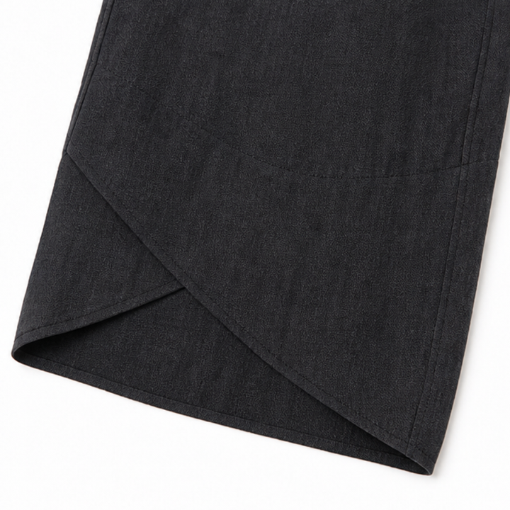 Solivia™ – Tulip Hem Cropped Wide Leg Pants with Pockets