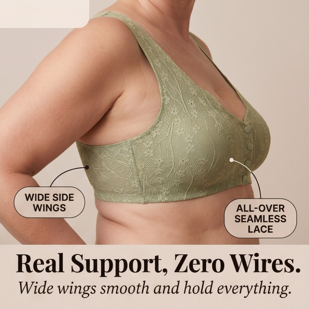 Veluna – Seamless front closure wireless bra