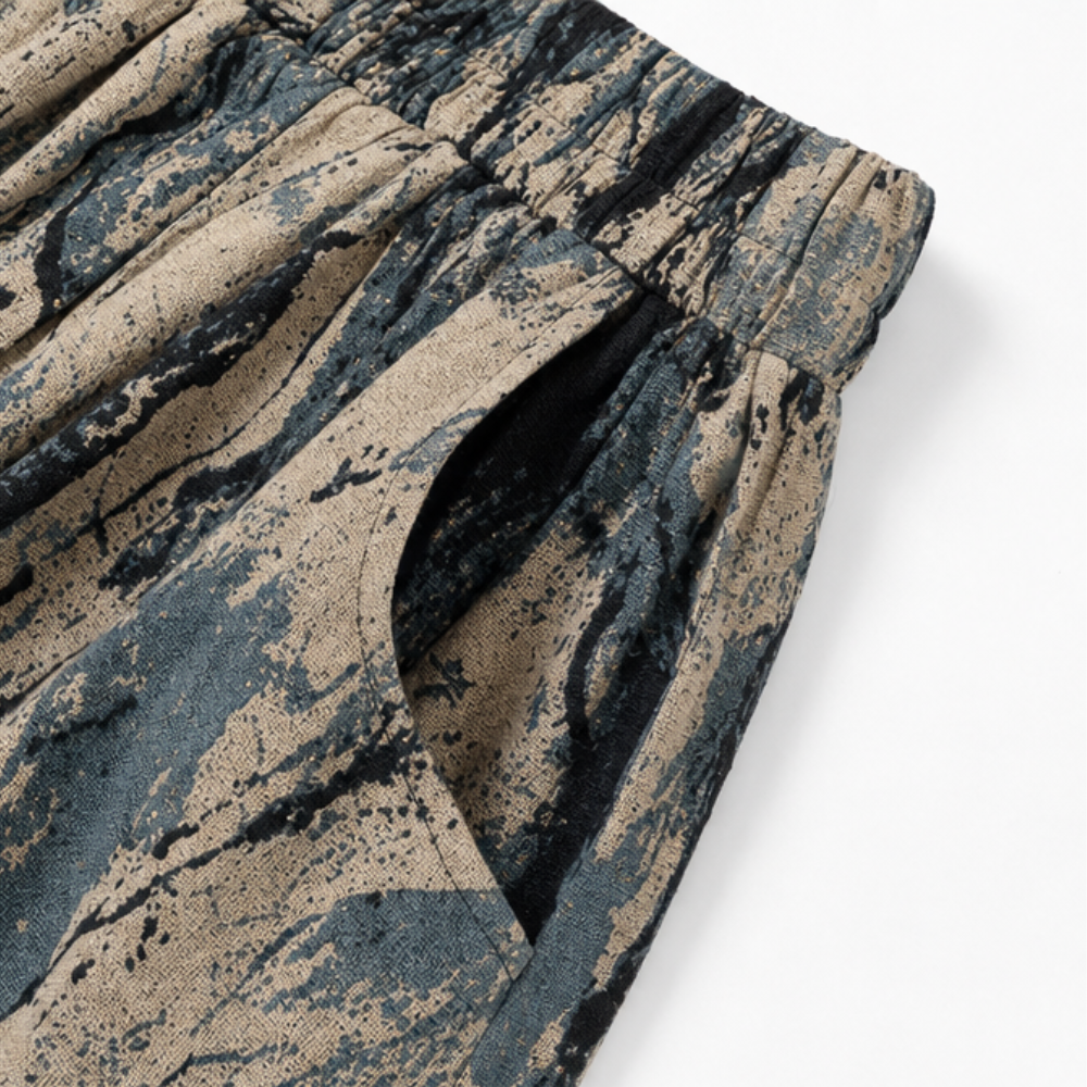 Florenza™ – Wide-Leg Flowy Summer Capri Pants with Elastic Waist &amp; Pockets