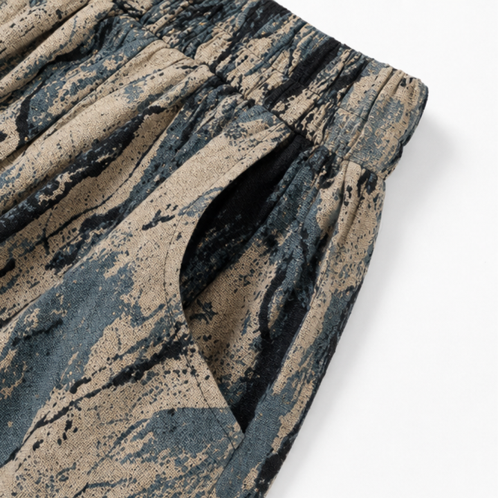 Florenza™ – Wide-Leg Flowy Summer Capri Pants with Elastic Waist &amp; Pockets