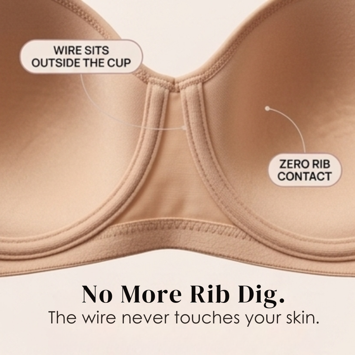 Velura™ – External Underwire Sports Bra for Lasting Comfort