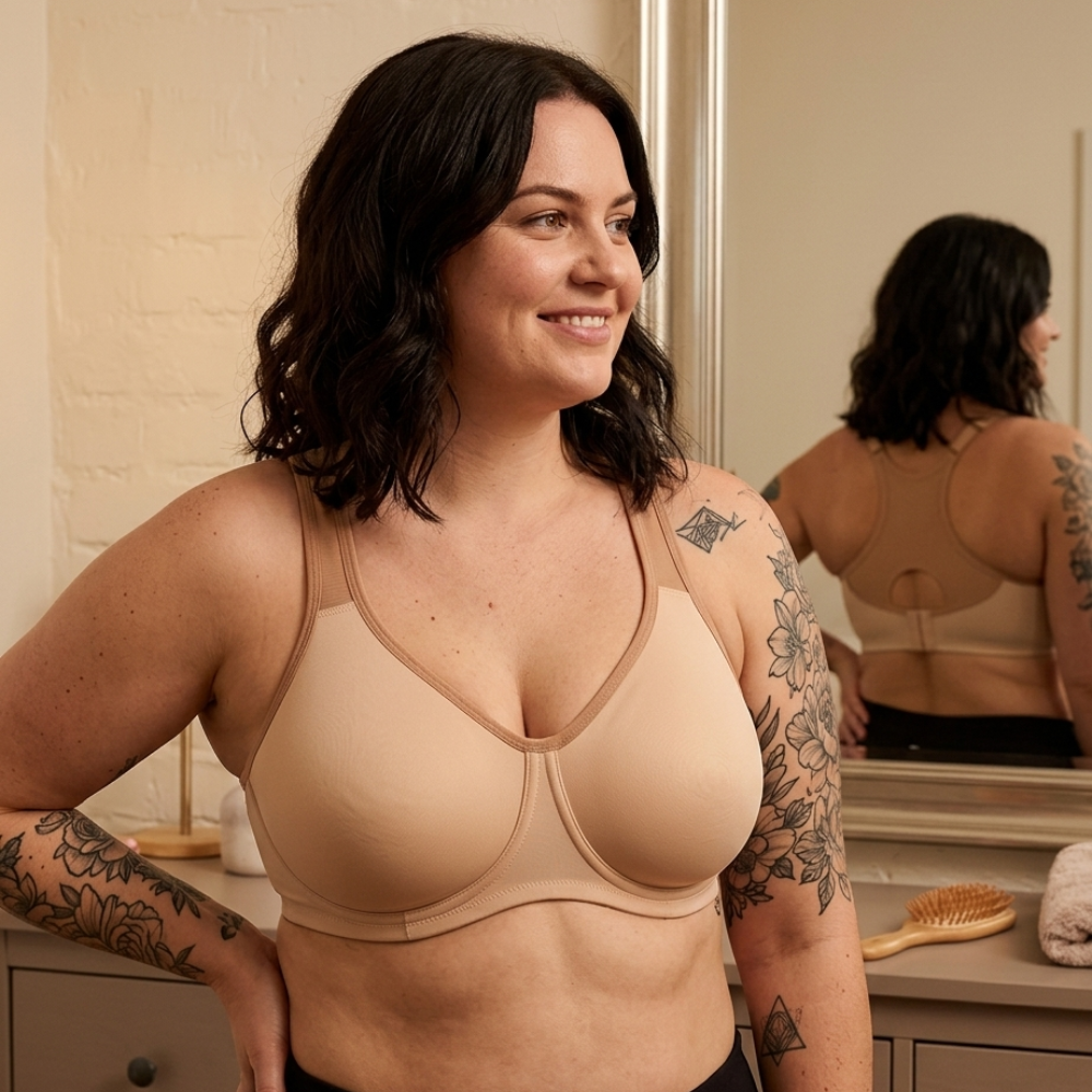 Velura™ – External Underwire Sports Bra for Lasting Comfort