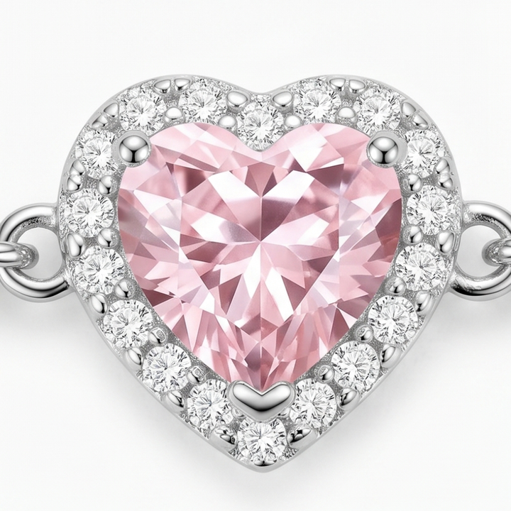 Lunavia – Heart Crystal Halo Bracelet