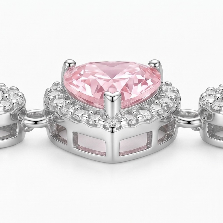 Lunavia – Heart Crystal Halo Bracelet